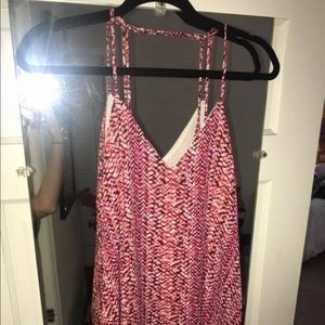 Pink flowy sundress